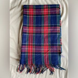 J Crew plaid blanket scarf